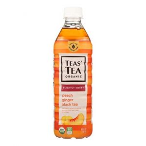 日本ITO EN伊藤园 TEAS'TEA ORGANIC黄桃姜味黑茶 500ML