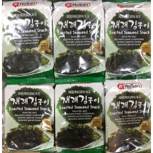韩国HOSAN 传统调味海苔 12包