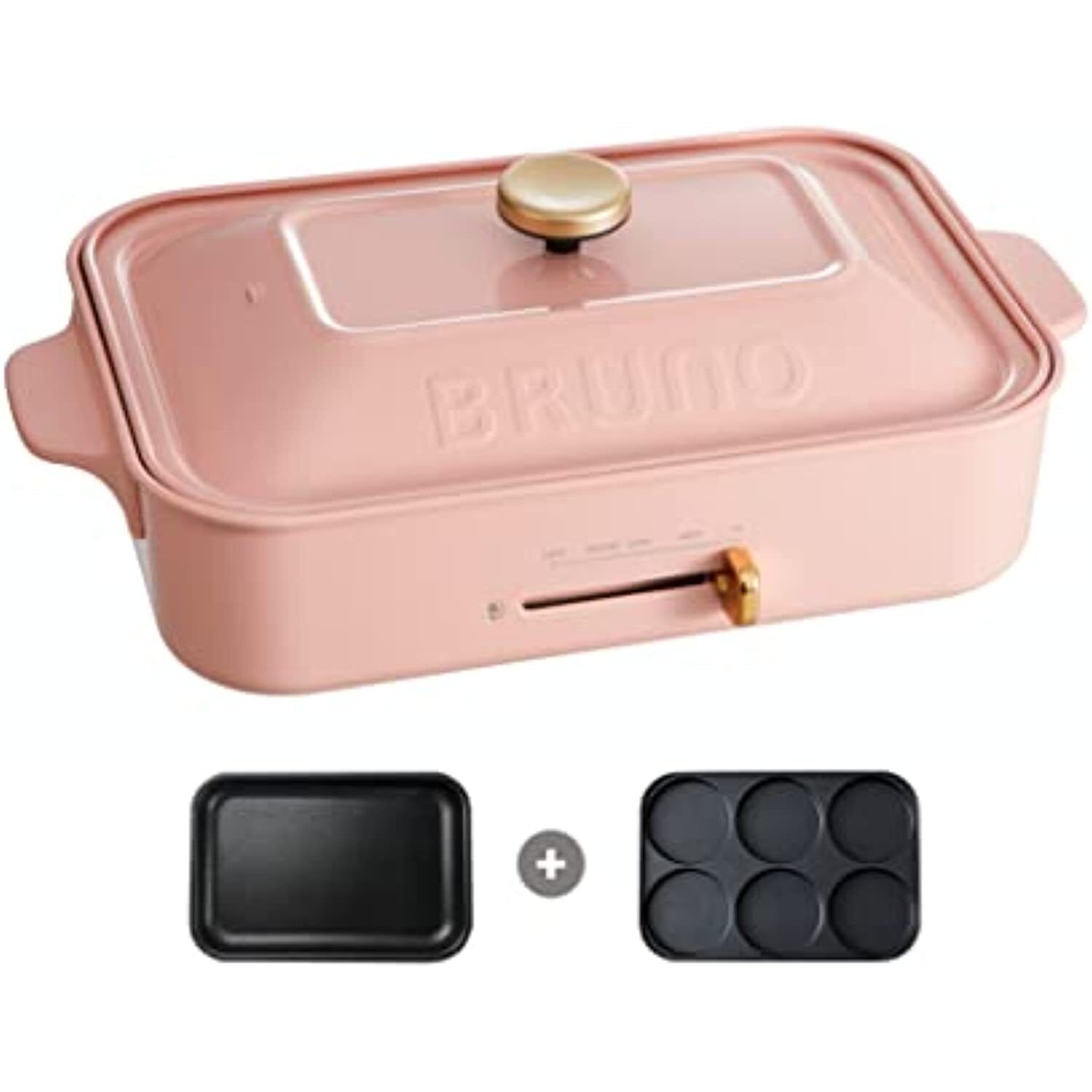 キッチン家電 BRUNO Compact Hot Plate Pink Beige BRUNO COMPACT HOT PLATE PINK - TESOLIFE特搜商城