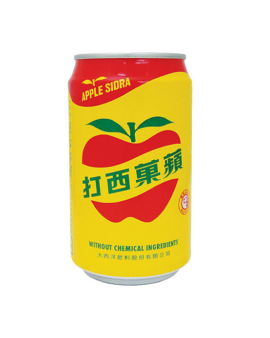 台湾OCEANIC BEVERAGES大西洋苹果西打汽水330ML - TESOLIFE特搜商城