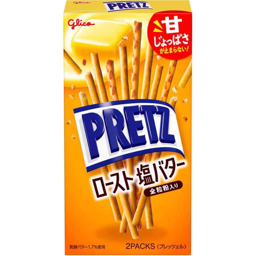日本GLICO格力高PRETZ百力滋饼干条咸黄油味62G - TESOLIFE特搜商城