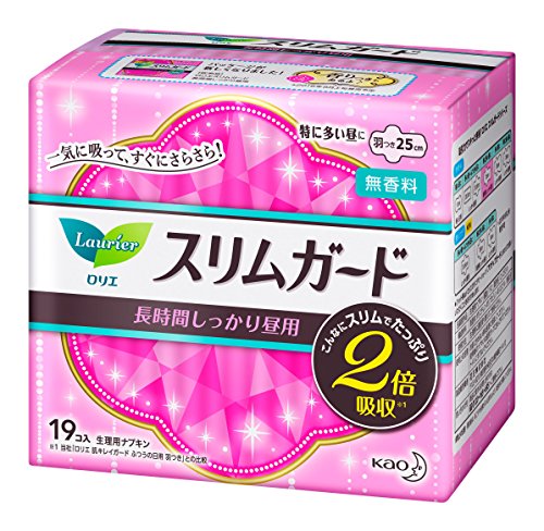 日本花王LAURIER超薄零触感量多日用卫生巾25cm*19片- TESOLIFE特搜商城