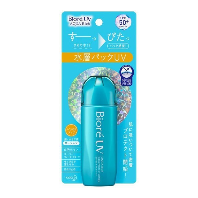 日本biore碧柔uv Aqua Rich密着水感防晒70ml Tesolife特搜商城