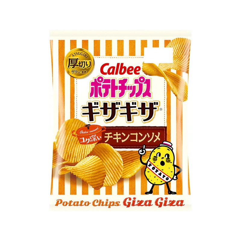 日本GLICO格力高浓鸡汤味薯片60G - TESOLIFE特搜商城