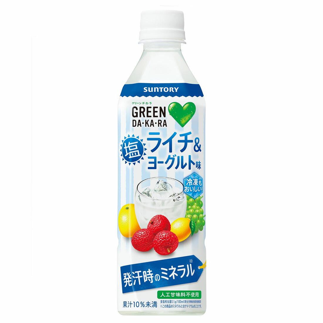 日本SUNTORY三得利荔枝和酸奶风味盐分补给饮料490ML - TESOLIFE