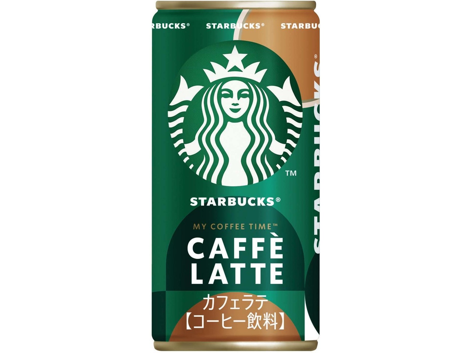 STARBUCKS Caffè Latte 185ml 70本 SUNTORY STARBUCKS MY COFFEE TIME CAFÉ LATTE - TESOLIFE特搜商城