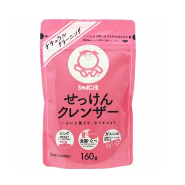 日本SHABONDAMA厨房浴缸清洁粉厨房家用天然微研磨粉末型清洁剂
