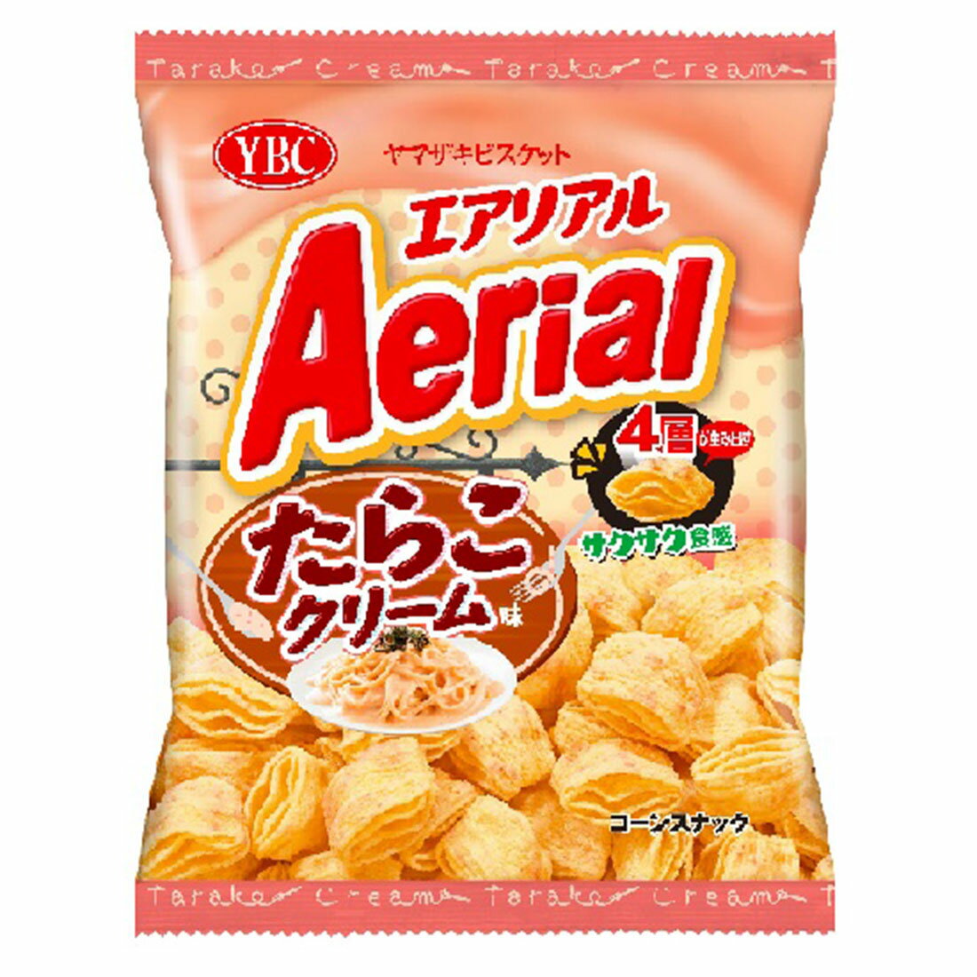 椰子　10点 日本YBC AERIAL 四层酥心脆鳕鱼子奶油味70G - TESOLIFE特搜商城