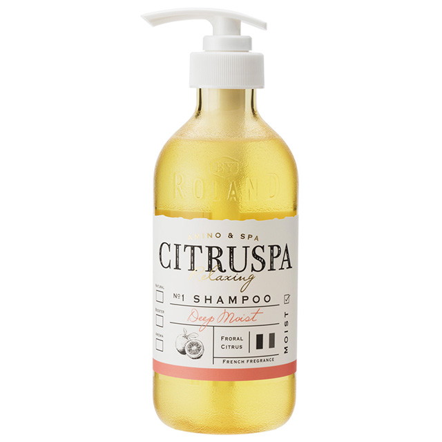 日本CITRUSPA高渗透损伤修复滋润香氛洗发水470ml 花香柑橘香