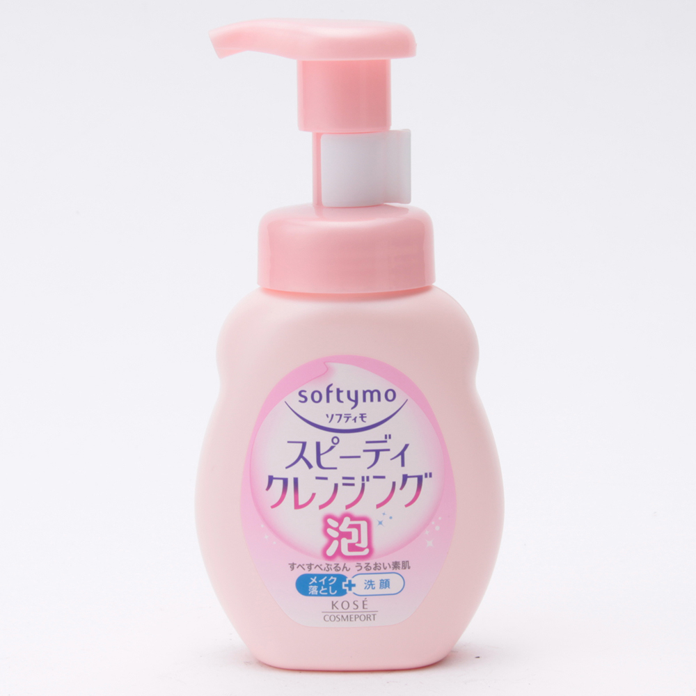 日本KOSE高丝softymo泡沫保湿卸妆洁面乳洗面奶洁面泡泡