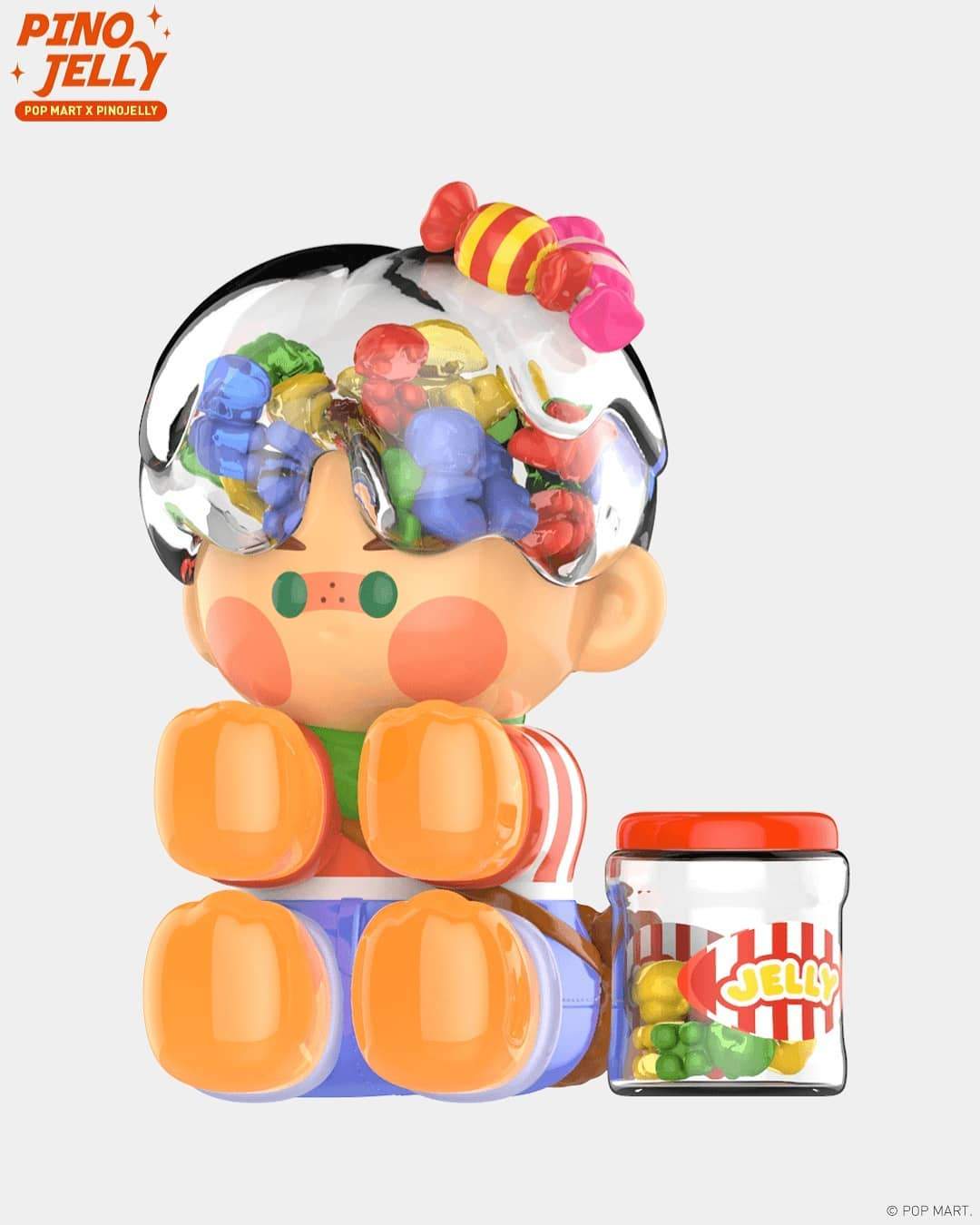 POPMART PINO JELLY TOOTHACHE BOY ビッグサイズ POPMART PINO JELLY TOOTHACHE BOY - TESOLIFE特搜商城